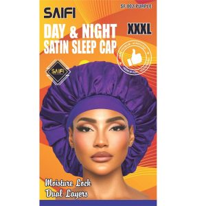 Day & Night Satin Sleep Cap XXXL Purple