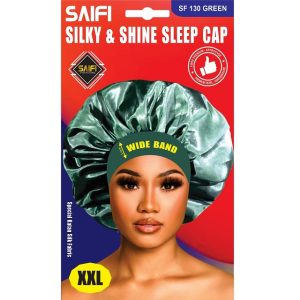 Silky Satin Sleep Cap 130 Green