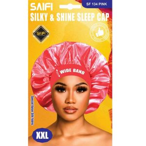 Silky Satin Sleep Cap 134 Pink