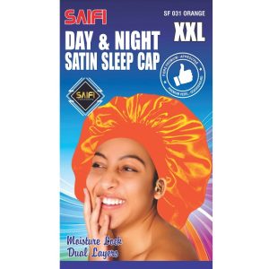 Day & Night Satin Sleep Cap XXL Orange