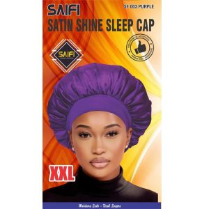 Satin Shine Sleep Cap SF003 Purple