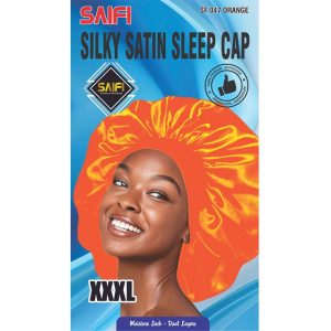Silky Satin Sleep Cap SF047 Orange