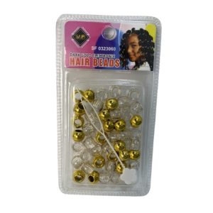 Dark Gold Electronic Hair Beads 0323060