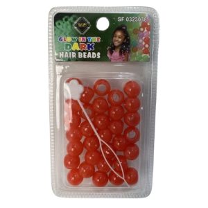 Glow in the Dark Hair Beads 0323078