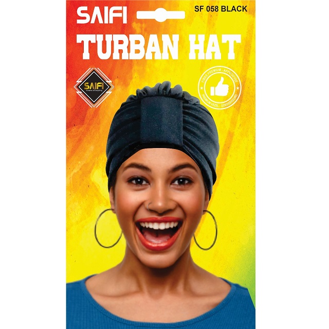 Turban Hat SF058 Black