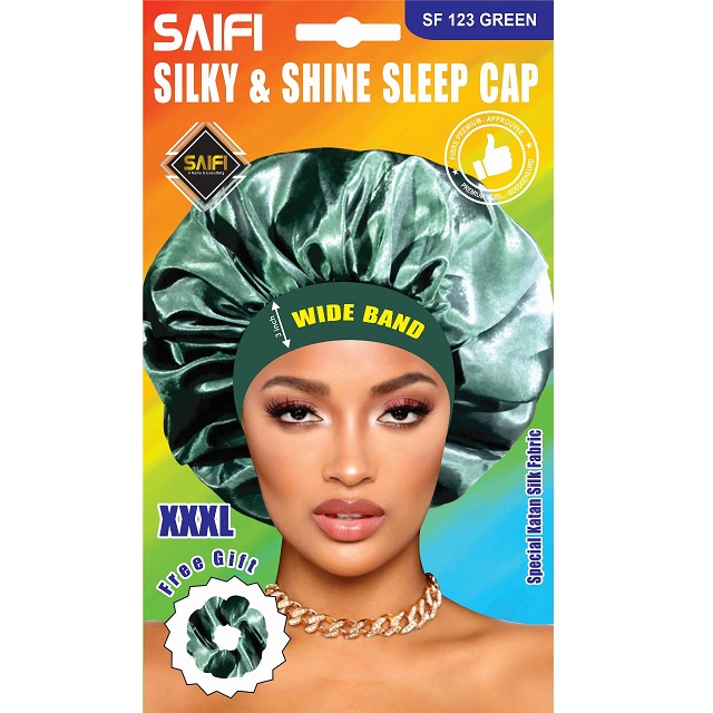 Silky & Shine Sleep Cap 123 Green
