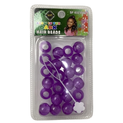 Glow in the Dark Hair Beads 0323072