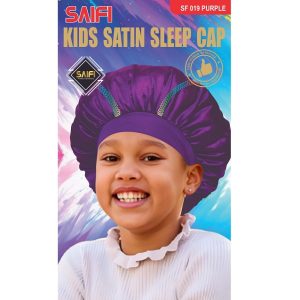 Kids Satin Sleep Cap SF019 Purple