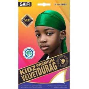 Kidz Premium Velvet Durag 184 Green