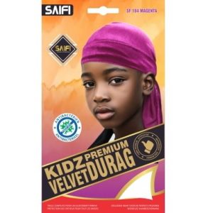 Kidz Premium Velvet Durag 184 Magenta