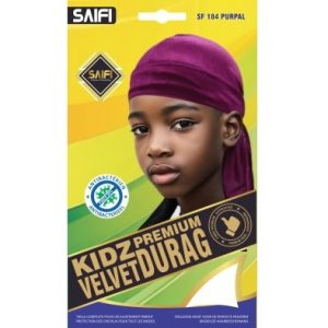 Kidz Premium Velvet Durag 184 Purple