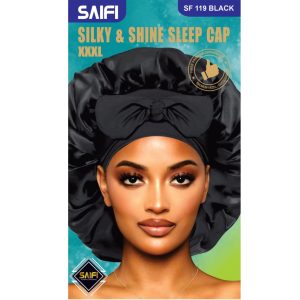 Silky & Shine Sleep Cap 119 Black