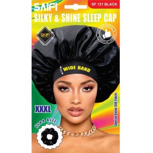 Silky & Shine Sleep Cap 121 Black