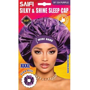 Silky & Shine Sleep Cap 124 Purple