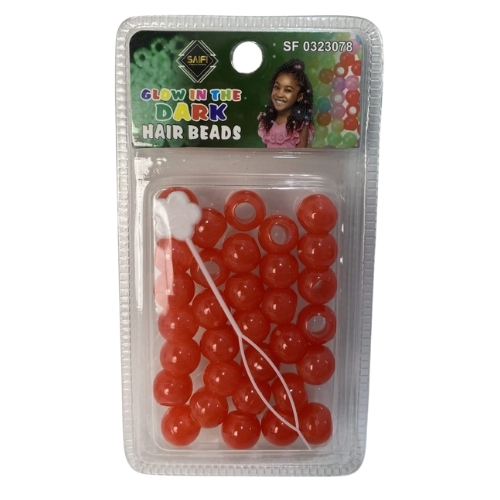 Glow in the Dark Hair Beads 0323078