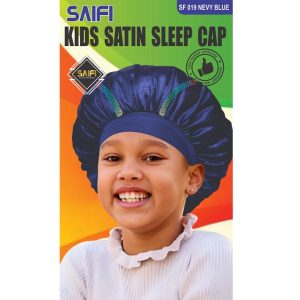 Kids Satin Sleep Cap SF019 Nevy Blue