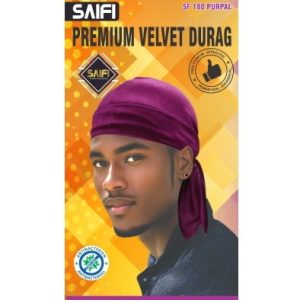 Premium Velvet Durag 182 Purple
