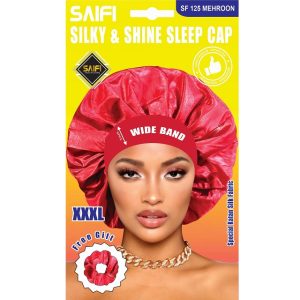 Silky & Shine Sleep Cap 125 Mehroon